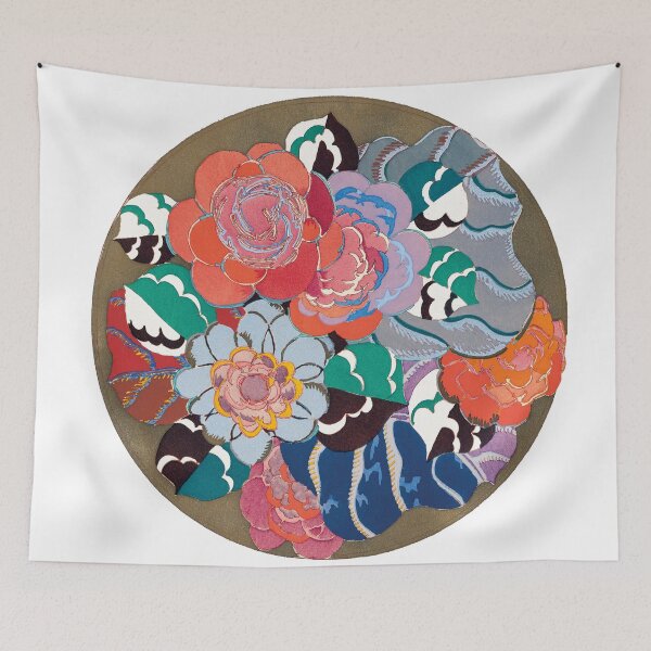 Item preview, Flower art deco pattern by Édouard Bénédictus 1928 designed and sold by fivo.