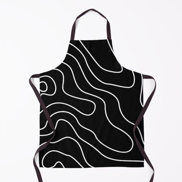Item preview, Topography Black and White Pattern designed and sold by lolora.
