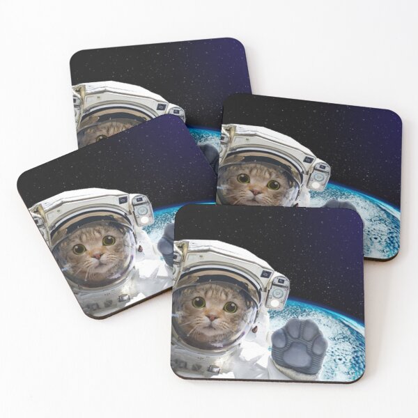 Item preview, Cat Astronaut In Outer Space designed and sold by Teepocalypse.