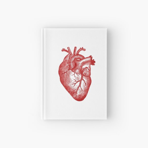 Vintage Heart Anatomy Hardcover Journal