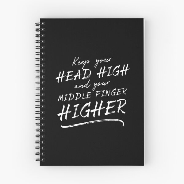 Item preview, Keep Your Head High And Your Middle Finger Higher  designed and sold by ZoollGraphics.