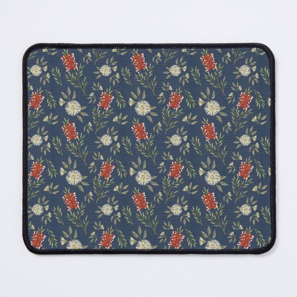 Item preview, Bottlebrush Pattern with Navy Blue Background designed and sold by Sarah The Painter.