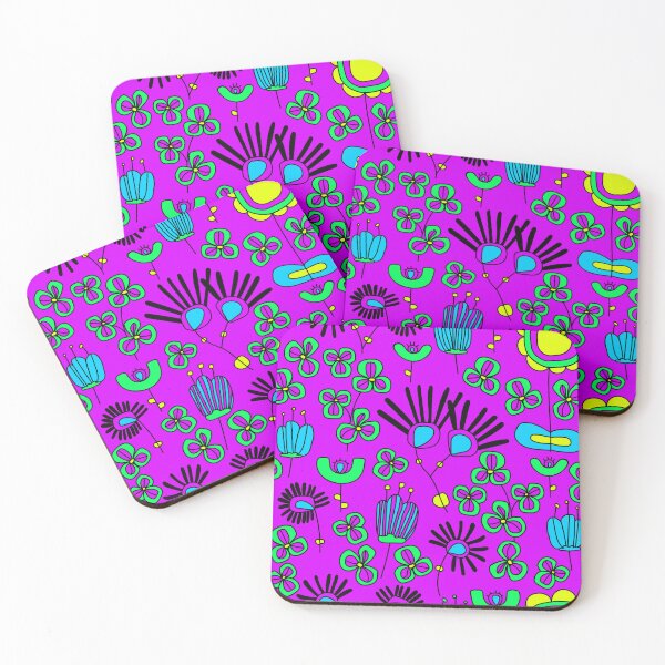 Item preview, Violet Flower Field designed and sold by Hic21.