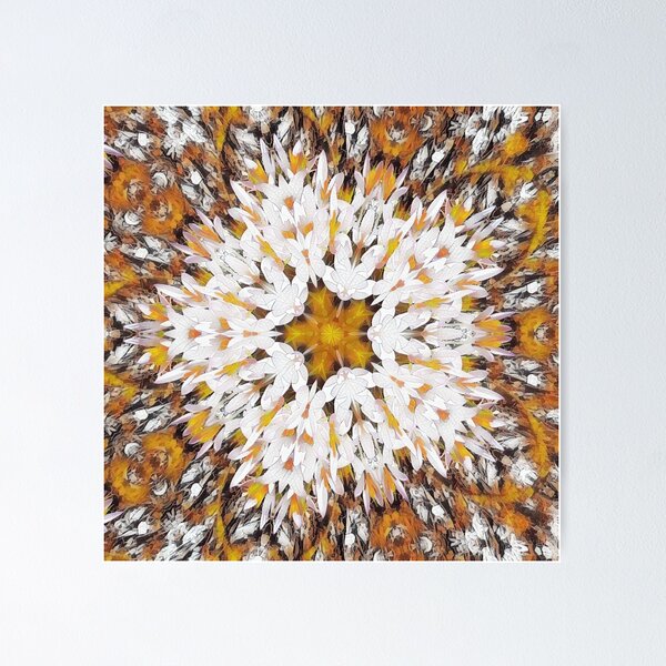 Item preview, Crocus Kaleidoscope Mosaic Star designed and sold by SunshineWalker.