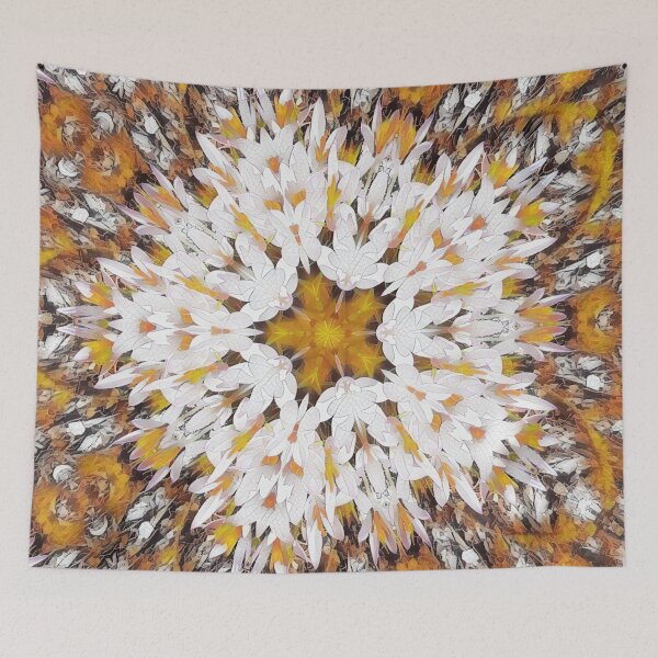 Item preview, Crocus Kaleidoscope Mosaic Star designed and sold by SunshineWalker.