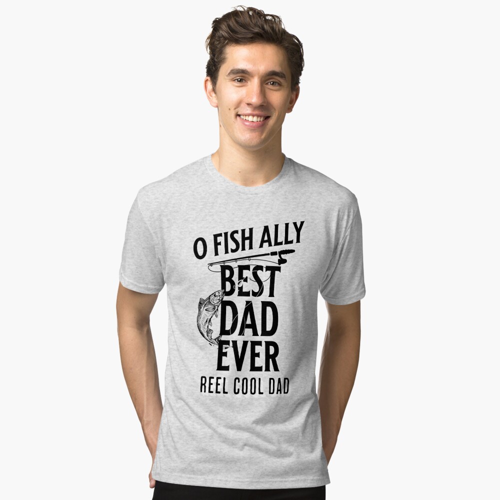 Reel Cool Dad Printed Graphic Men's Crew T-shirt Tee