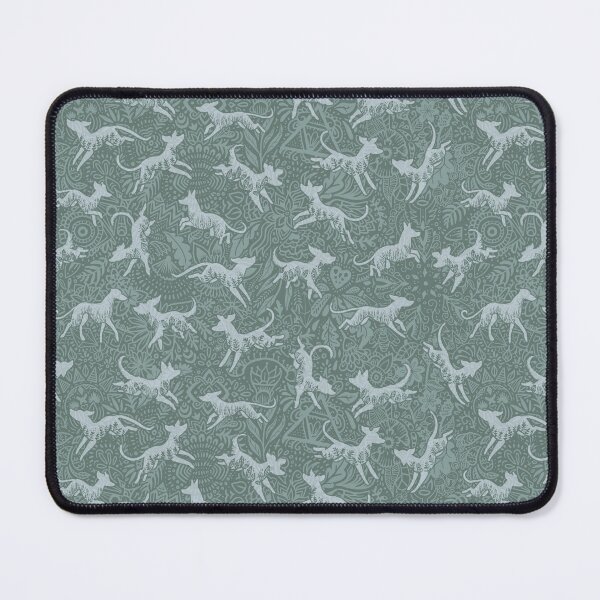 Item preview, Botanical Hounds Green designed and sold by Elspeth Rose Design.