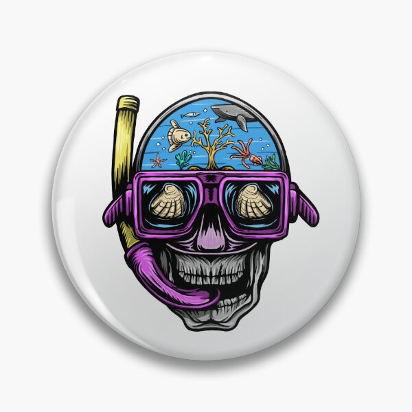 Item preview, Skull Snorkeling designed and sold by arjana31.