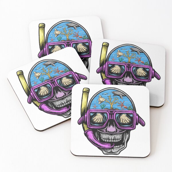 Item preview, Skull Snorkeling designed and sold by arjana31.