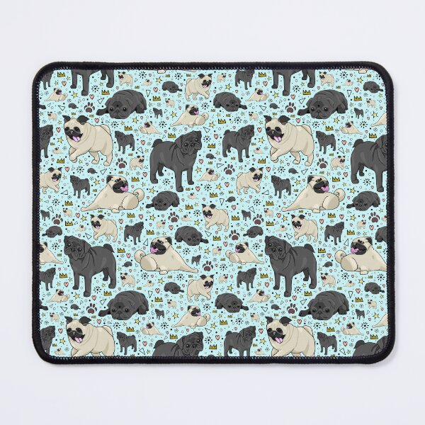 Item preview, Pugs in Blue designed and sold by Nemki.