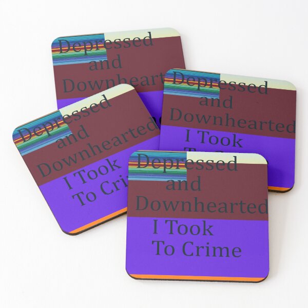 Item preview,   I Took To Crime, multicolor designed and sold by Stacey Lazarus.