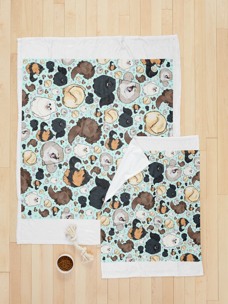 Alternate view of Pomeranians Pet Blanket