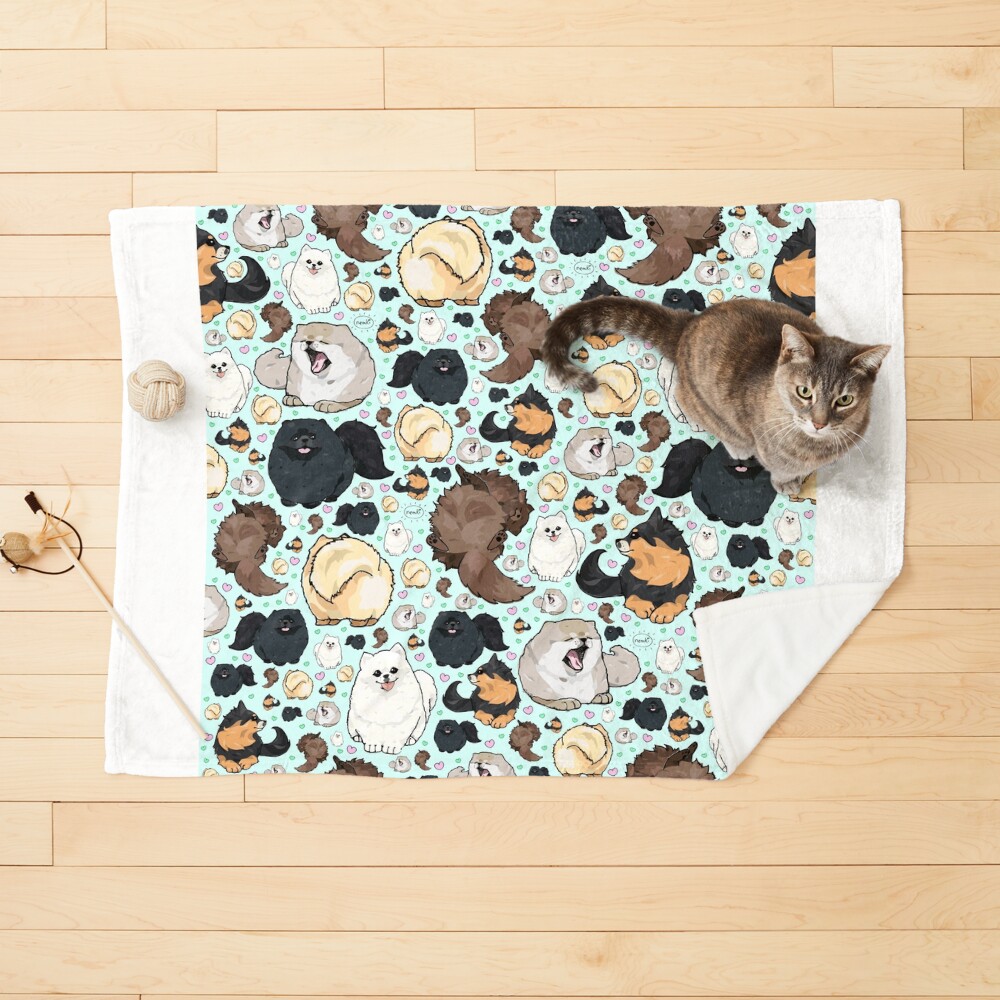 Pomeranians Pet Blanket