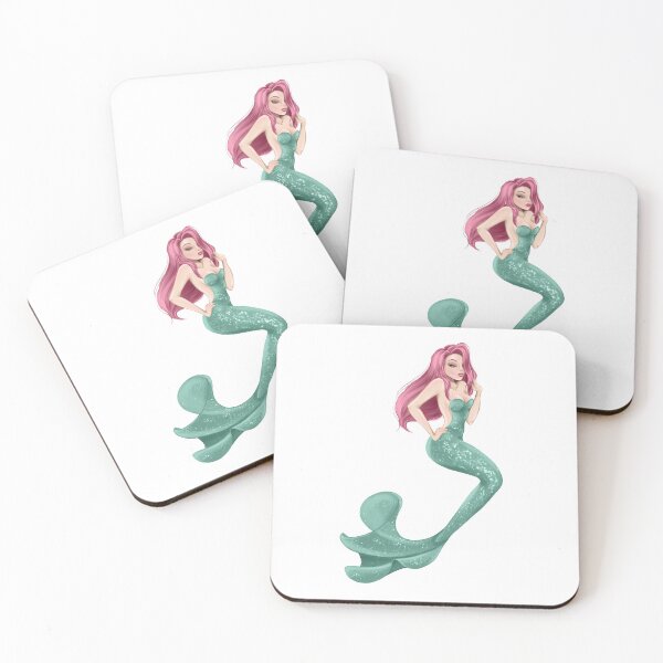 Item preview, Glam Girl Mermaid Writer Illustration Night Out designed and sold by CreativeBu.