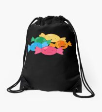 Happy Hard Candies Sweets Candy Drawstring Bag