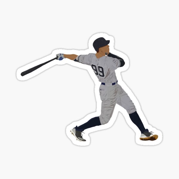 Aaron Judge Captain Jersey Artwork Graphic  Sticker for Sale by