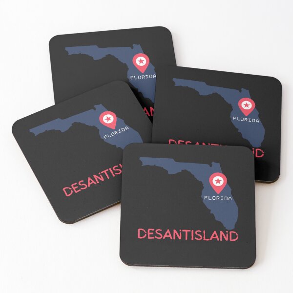 Item preview, Vintage Desantisland Typography and illustration  designed and sold by garniturex.