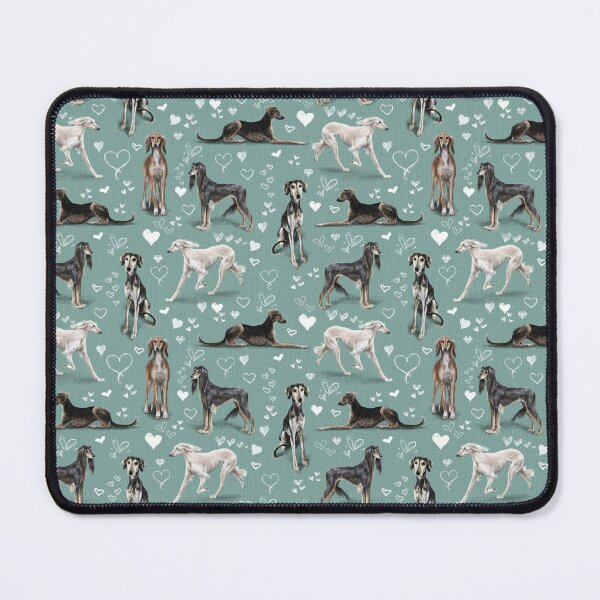 Item preview, The Saluki - Green designed and sold by Elspeth Rose Design.