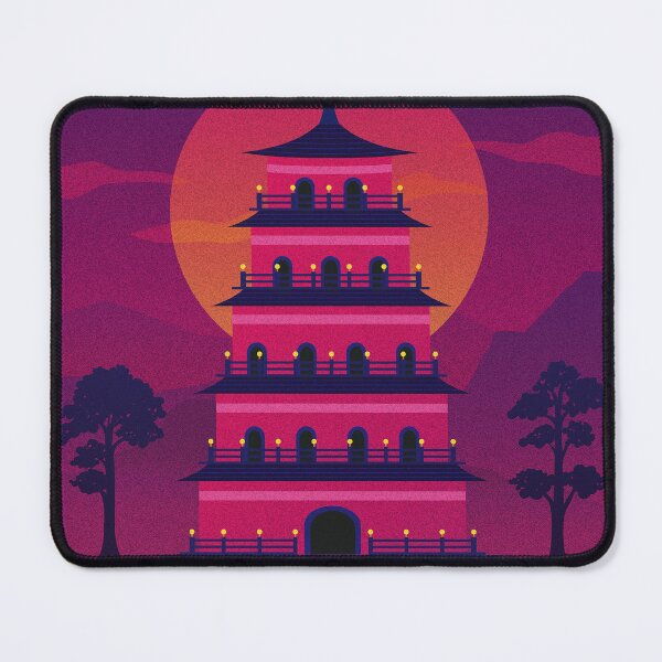 Item preview, Evening Pagoda designed and sold by thevectorhead.