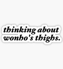 wonho's thighs Sticker
