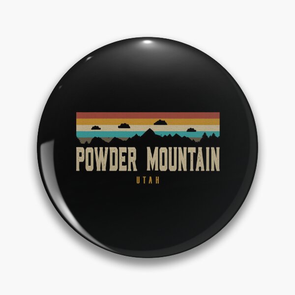 Item preview, Powder Mountain Utah - Mountains Hiking Camping Retro designed and sold by fultond.