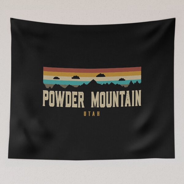 Item preview, Powder Mountain Utah - Mountains Hiking Camping Retro designed and sold by fultond.