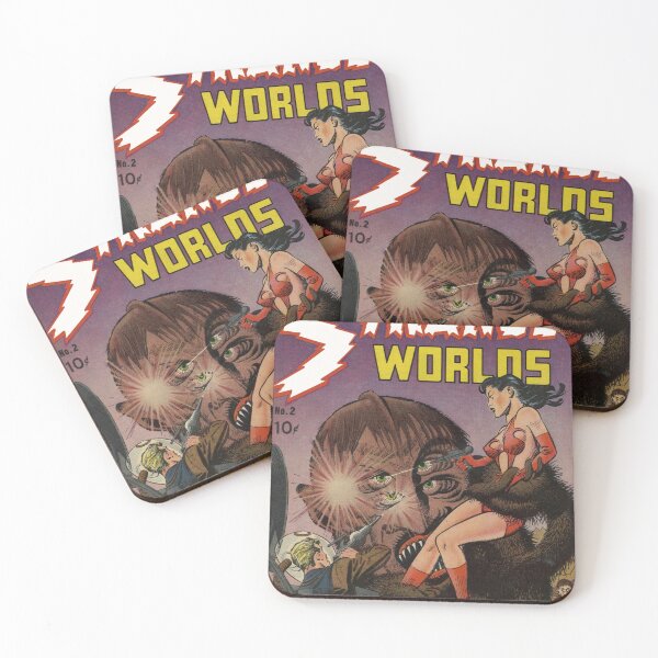 Aperçu de l'œuvre Strange Worlds vintage Comic Book Cover - Vintage Art créée et vendue par RickE.