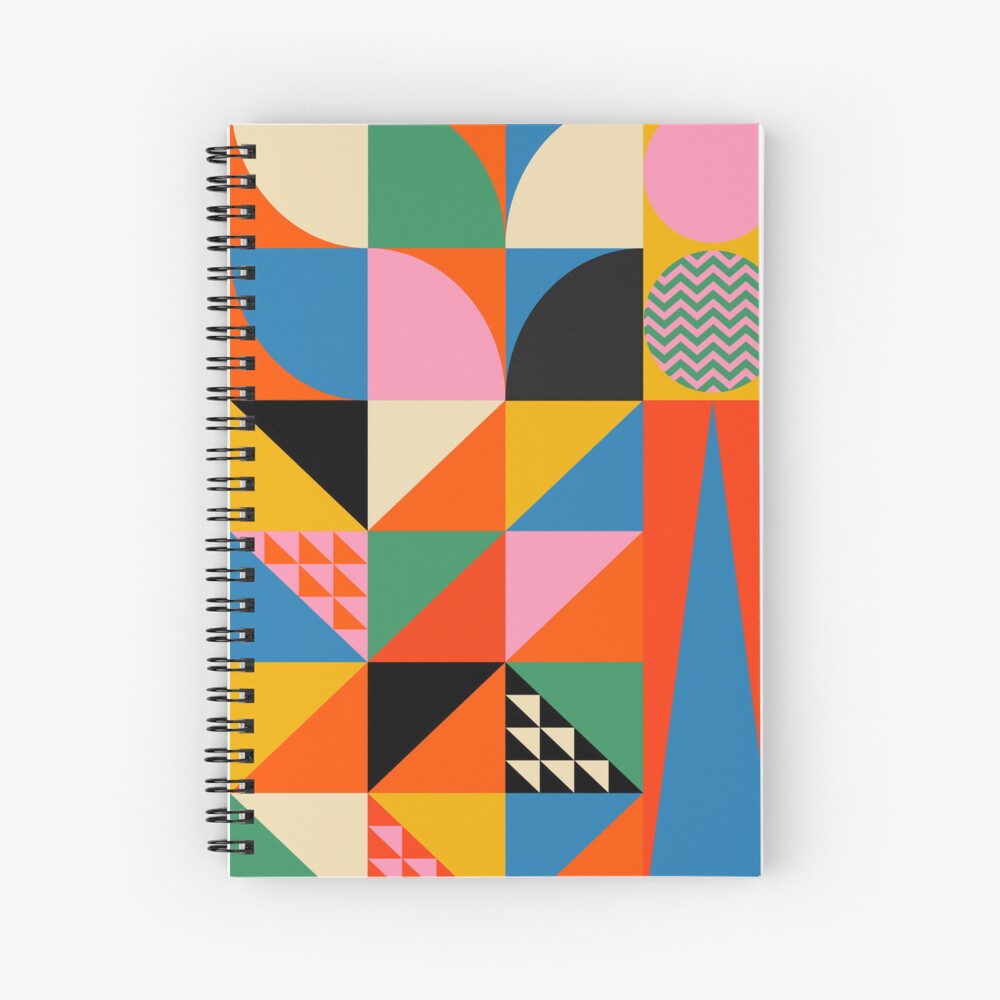 abstract shapes print