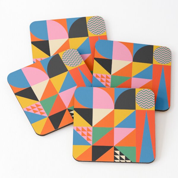 Item preview, Colorful Geometric Abstract Shapes designed and sold by Jen Du.