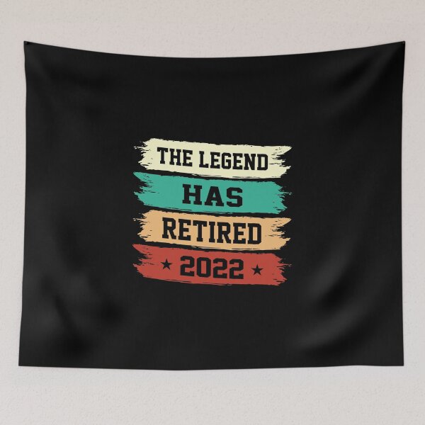 Item preview, The legend has retired 2022 designed and sold by pnkpopcorn.