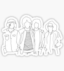 Catfish and the bottlemen outline Sticker