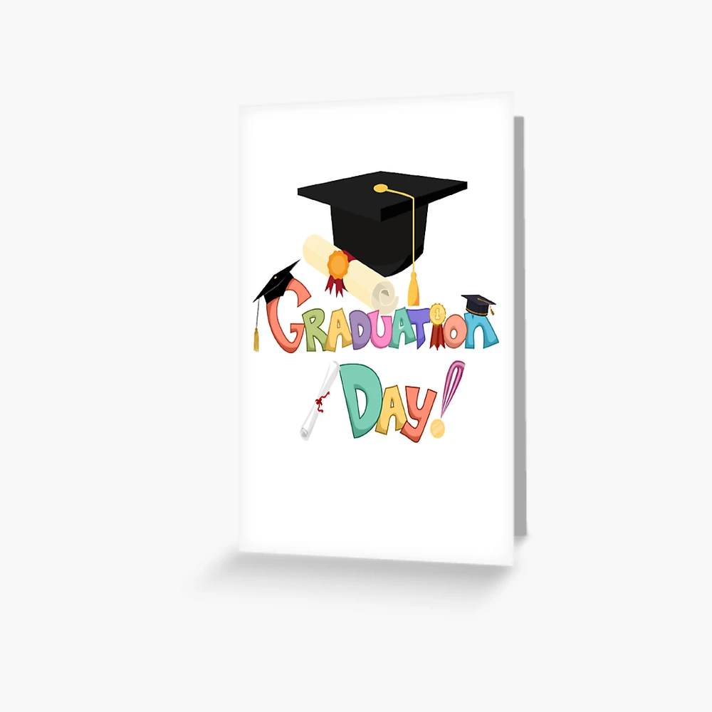 GRADUATION Card-all Handmade Using Red, Black and Yellow Card Stock-mickey  Ears W/grad Cap and Diploma-pre-k to Kindergarten. 