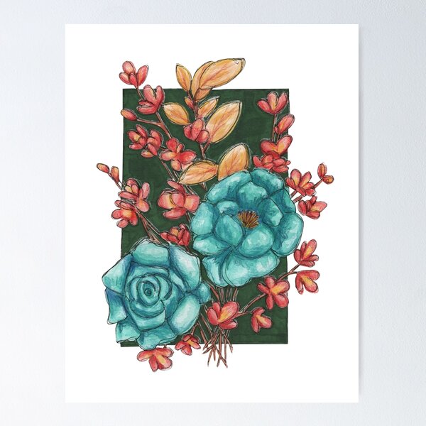 Aperçu de l'œuvre Floral élégant créée et vendue par haleygrady.