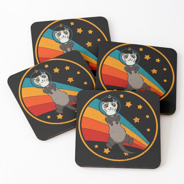 Item preview, Cute Vintage Blaze Ferret Owner Retro Ferret In Space designed and sold by JokeGysen.