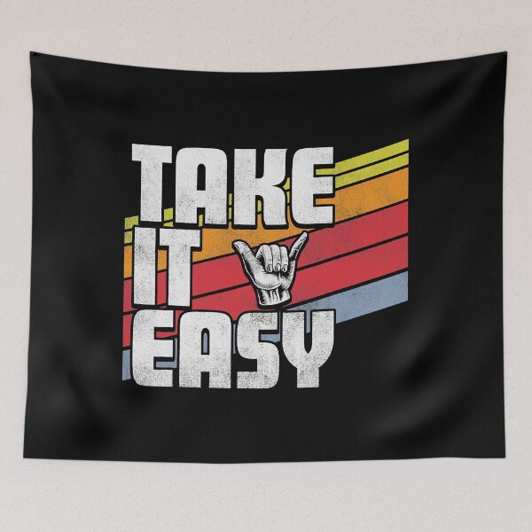 Item preview, Take It Easy Retro Outdoors Camping Hiking designed and sold by fultond.