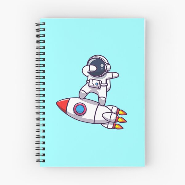 Item preview, Space cute astronaut with rocket designed and sold by Yoko Meoko.