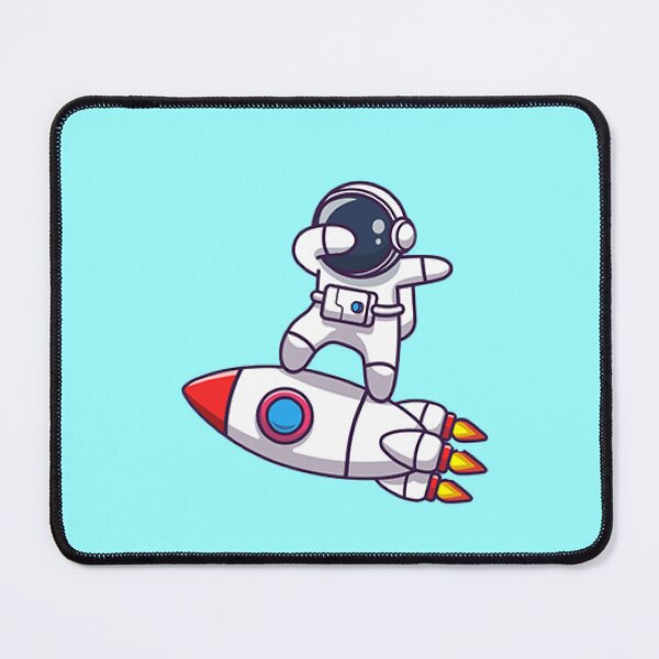 Item preview, Space cute astronaut with rocket designed and sold by Yoko Meoko.