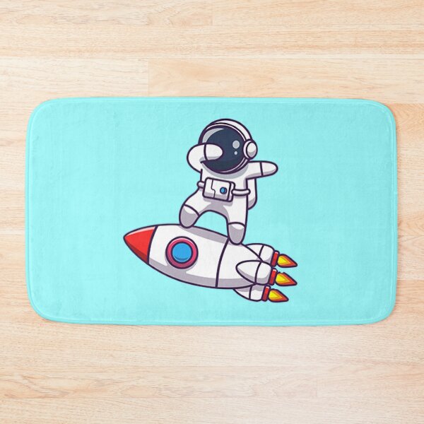 Item preview, Space cute astronaut with rocket designed and sold by Yoko Meoko.