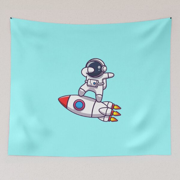 Item preview, Space cute astronaut with rocket designed and sold by Yoko Meoko.