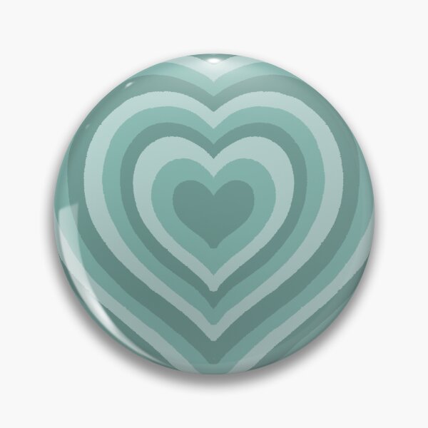 Item preview, teal blue Indie heart pattern designed and sold by ArtfullyReka.