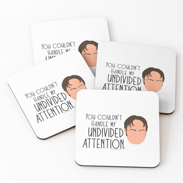 Item preview, Dwight Schrute Undivided Attention ( The office) designed and sold by ArtfullyReka.