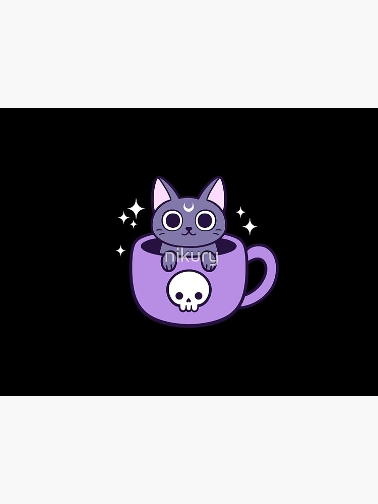 Black Magic Tea / Coffee Cat // Black | Nikury by nikury