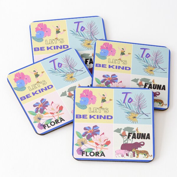 Item preview, Be kind to flora fauna designed and sold by tintingouw.