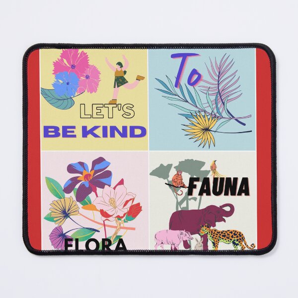 Item preview, Be kind to flora fauna designed and sold by tintingouw.