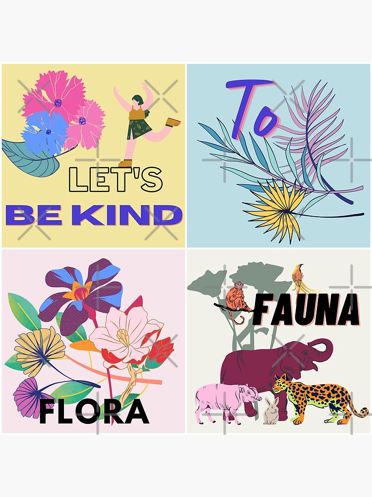 Flora Fauna Poster 