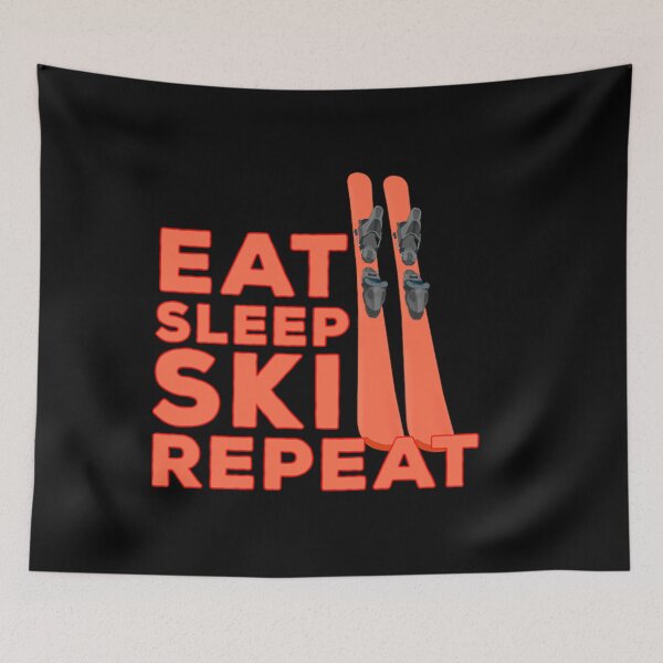 Item preview, Eat Sleep Ski Repeat designed and sold by Jentirecy01.