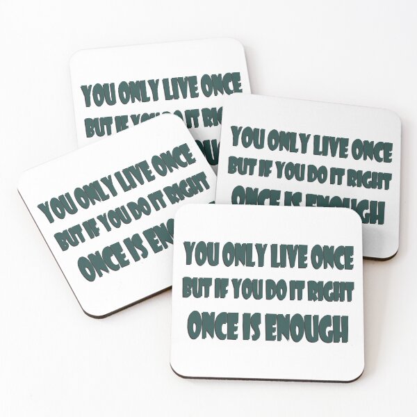 Item preview, YOU ONLY LIVE ONCE designed and sold by Angel Proev.
