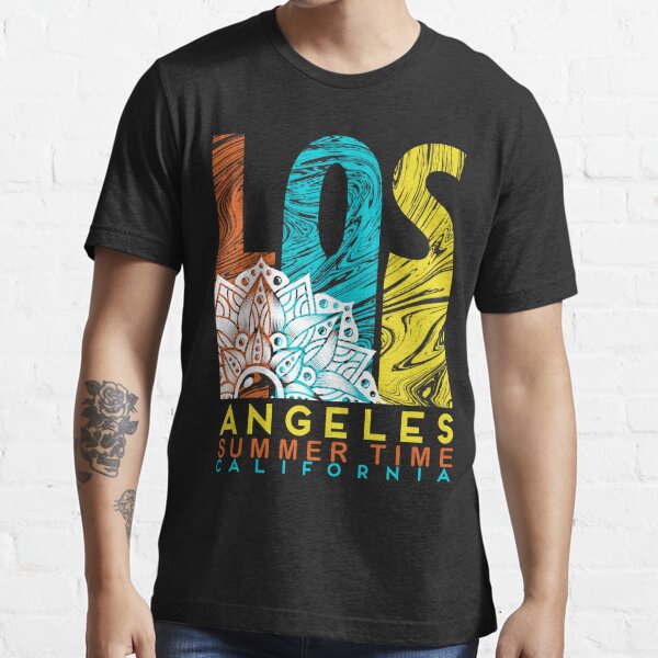 los angeles t shirt design Essential T-Shirt for Sale by designsmaster99