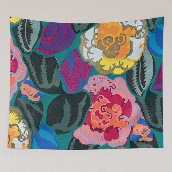 Item preview, Vintage geometric floral motifs by Édouard Bénédictus 1928 designed and sold by fivo.