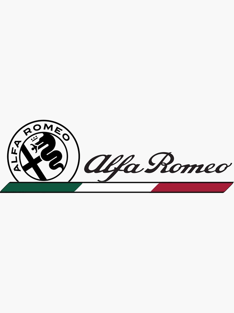 Autocollant Alfa Roméo ITALIA